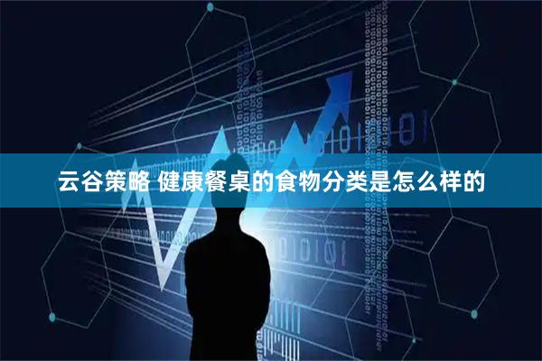 云谷策略 健康餐桌的食物分类是怎么样的