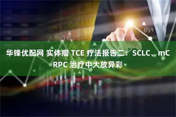 华锋优配网 实体瘤 TCE 疗法报告二：SCLC、mCRPC 治疗中大放异彩