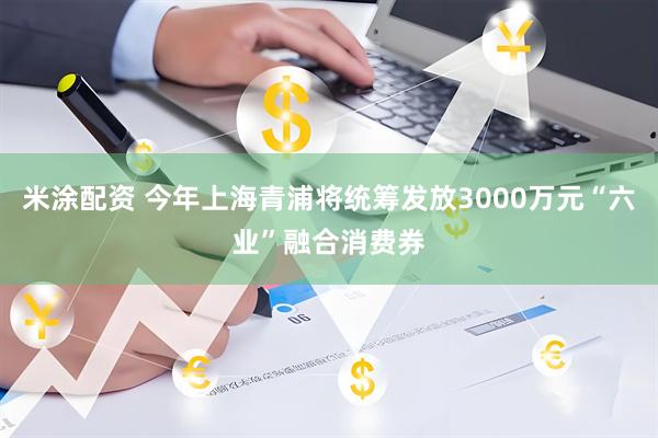 米涂配资 今年上海青浦将统筹发放3000万元“六业”融合消费券